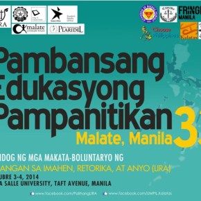 Pambansang Edukasyong Pampanitikan, bibisita sa Malate, Manila